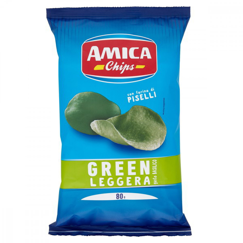 Amica Chips Světle Zelený Křupavý - 80g