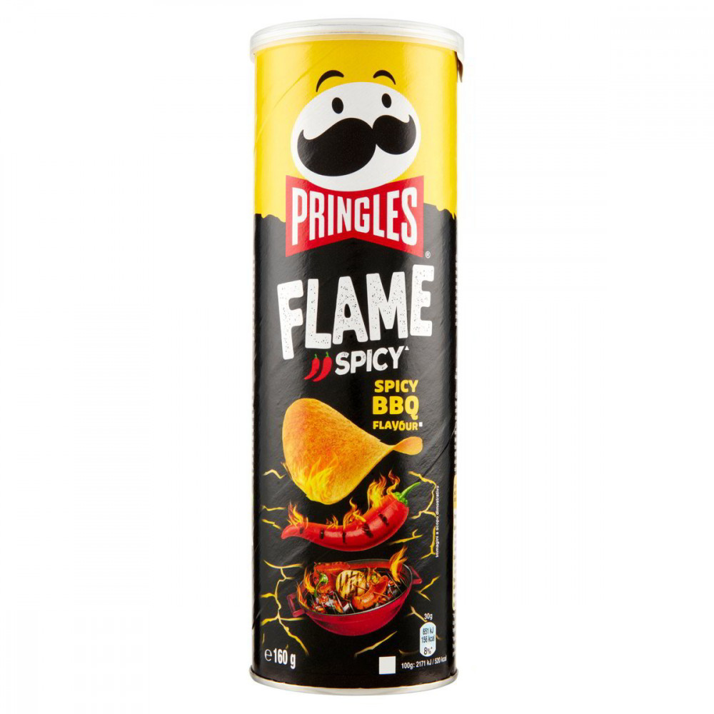 Pringles Flame Spicy Bbq - 160g