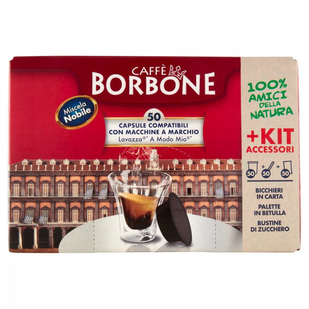 Caffe' Borbone Sada Víček A Modo Mio Nobile X50 - 50x