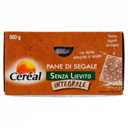 PANE DI SEGALE SENZA LIEVITO INTEGRALE