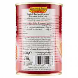 FAGIOLI BORLOTTI LAMON AL NATURALE