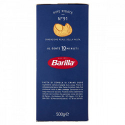 Barilla semolinové cestoviny Pipe Rigate n.91 500g