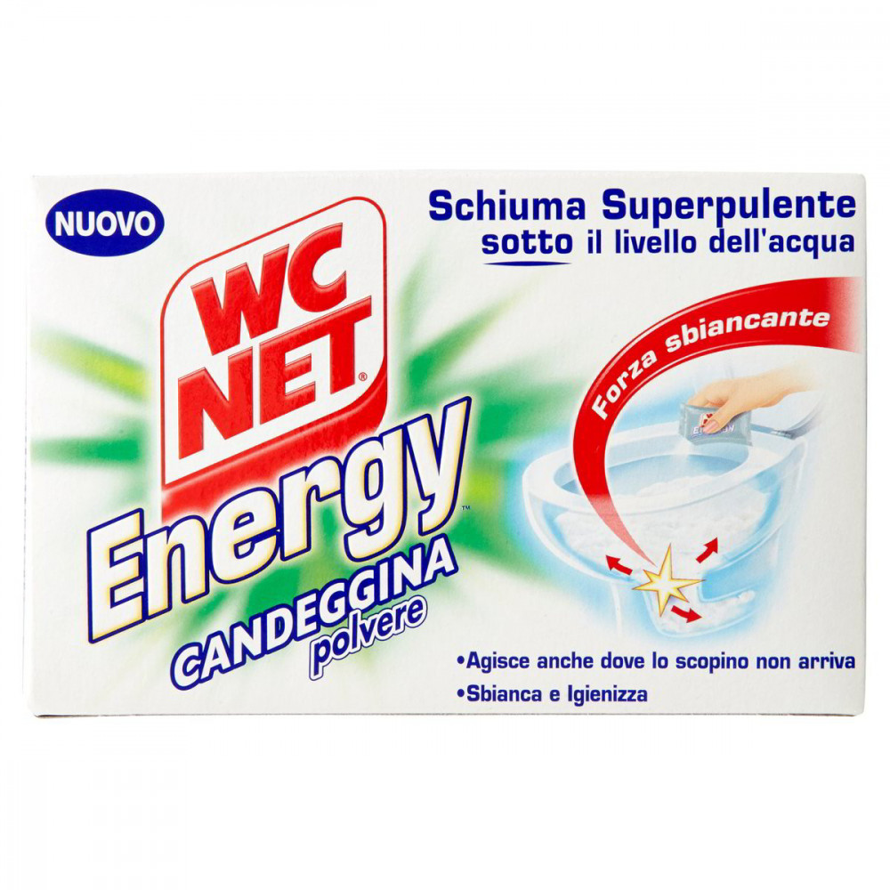 WC NET ENERGY CON CANDEGGINA POLVERE X4