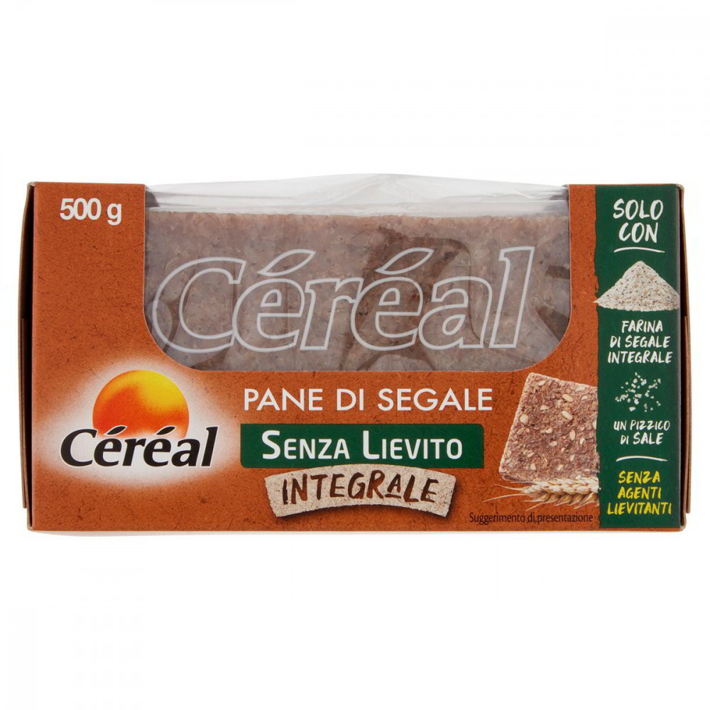 PANE DI SEGALE SENZA LIEVITO INTEGRALE