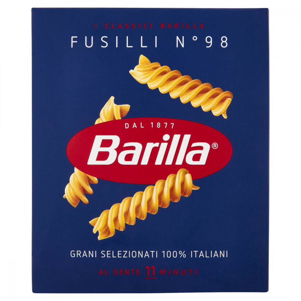 Barilla semolinové cestoviny Fusilli n.98 500g