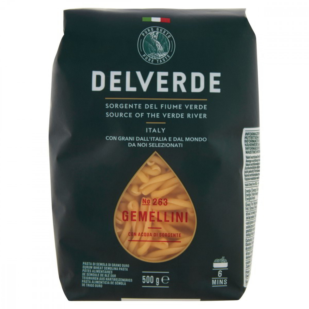 Delverde semolinové cestoviny Gemellini n.263 500g