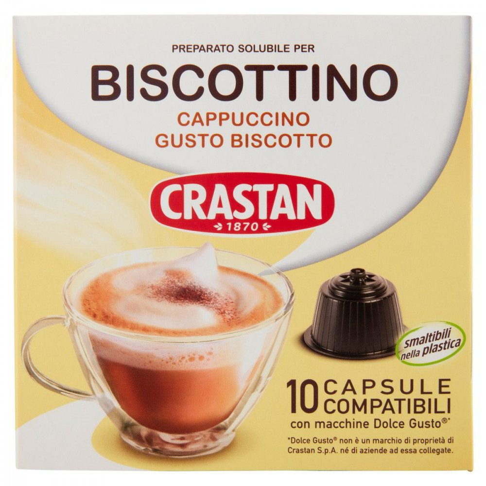 CAPPUCCINO GUSTO BISCOTTO CAPS COMP. DOLCE GUSTO