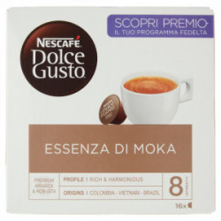 NESCAFE' ESSENZA MOKA CAPSULE DOLCE GUSTO X16