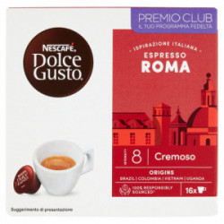 NESCAFE' GUSTO ROMA CAPSULE DOLCE GUSTO X16