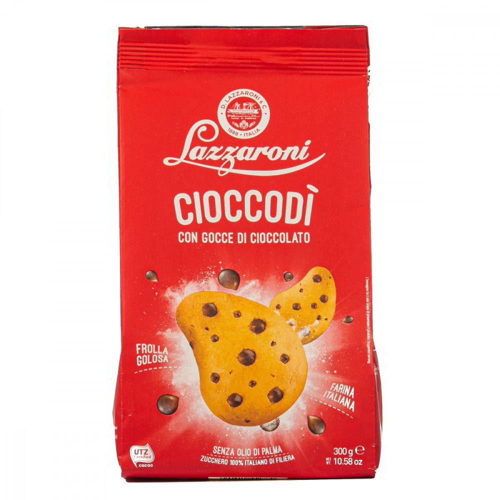 Lazzaroni Cioccodi sušienky s kúskami čokolády 300g