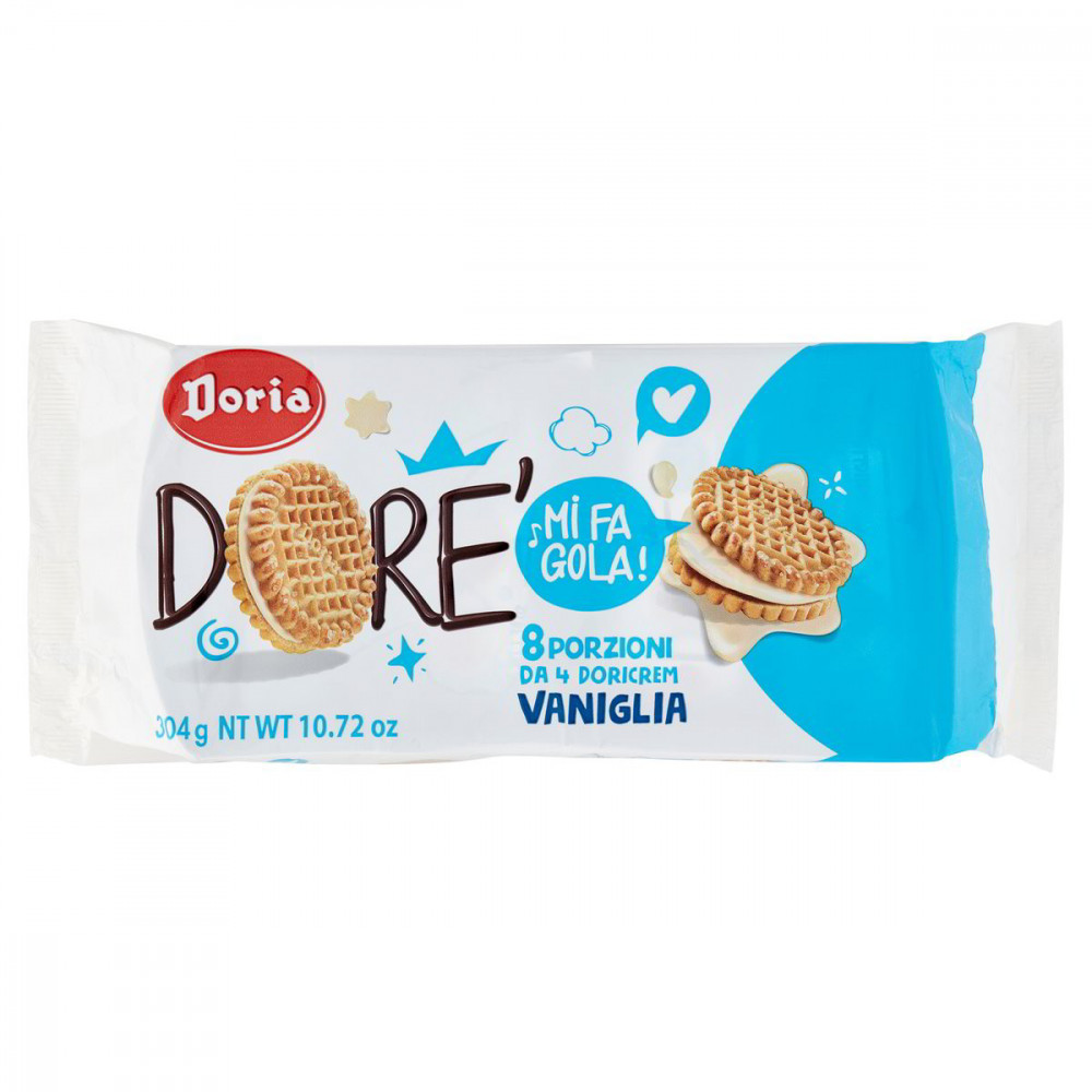 DoriCream sušienky s vanilkovým krémom 304g